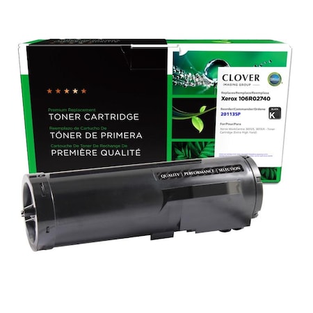 Clover Imaging Group Remanufactured Extra High Yield Toner Cartridge for Xerox 106R02740 201135P